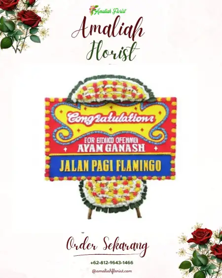 Sewa Papan Bunga Ginuk